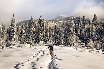 Winter, Nature, Mountains, Snow, Skier HD wallpaper