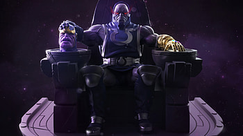 Darkseid Vs Thanos, darkseid, thanos, superheroes, artstation HD wallpaper