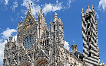 Cathedral in Siena, Italy, Siena, Italy, church, cathedral HD wallpaper