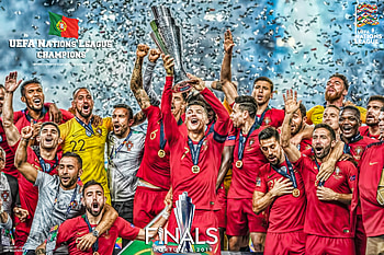 Portugal National Football Team, champions, portugal, uefa nations league, soccer, cristiano ronaldo HD wallpaper