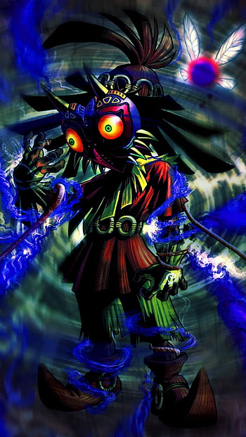 Majora's Mask Mobile — Skull Kid's Midnight Gaze, video game HD phone wallpaper