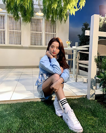 Jisoo, blackpink, music, adidas HD phone wallpaper