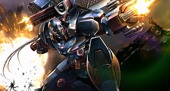 War Machine Mecha, war-machine, superheroes, artwork HD wallpaper