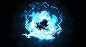 Abstract, Waves, Circles, Electricity, Something HD wallpaper
