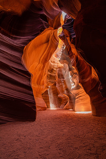 Upper Antelope Canyon, Architectural graphy, Fantastic formations, Spectacular views HD phone wallpaper