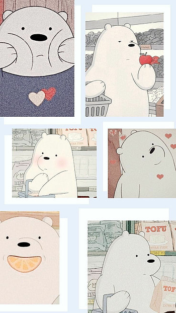 Ice bear, we bare bears, cute HD phone wallpaper