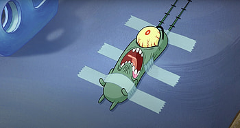 Plankton, SpongeBob SquarePants, Animation, Global impact HD wallpaper
