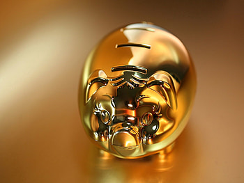 Gold, Miscellanea, Miscellaneous, Golden, Souvenir, Pig, Piggy Bank HD wallpaper