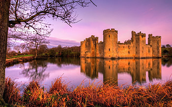 Bodiam Castle HD wallpaper