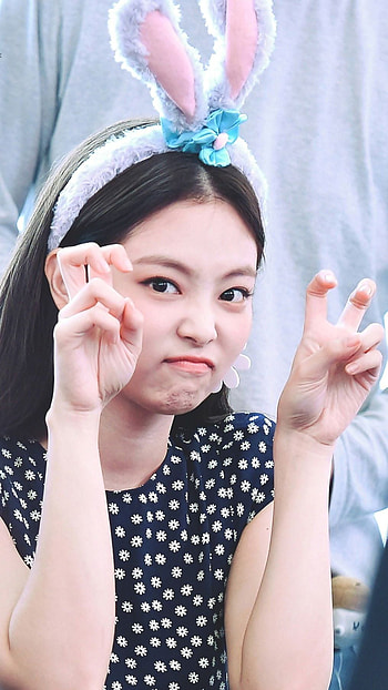 Jennie, cute, funny face HD phone wallpaper