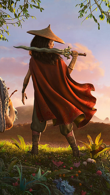 Mobile , Disney princess art, Dragon movies, Raya and the Last Dragon HD phone wallpaper