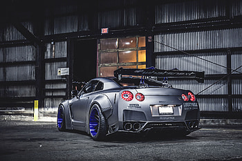 Liberty Walk Car, Nissan GTR HD wallpaper