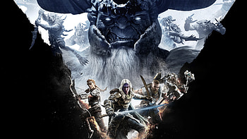 Dungeons & Dragons lore, Dark fantasy universe, Cooperative gameplay, Action-packed HD wallpaper