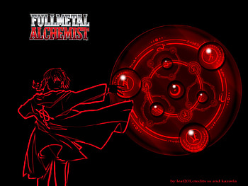 Transmutation, alchemy, edward elric, fullmetal alchemist, red HD wallpaper