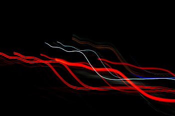 Lines, Wavy, Neon, zelight HD wallpaper