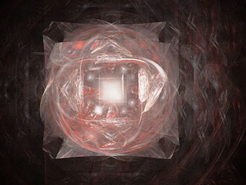 Inner Square, brown, unusual, abstract, pretty, fractal HD wallpaper