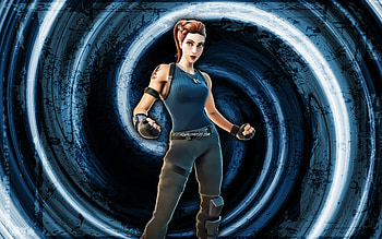 Wildstreak One, blue grunge background, Fortnite, vortex, Fortnite characters, Wildstreak One Skin, Fortnite Battle Royale, Wildstreak One Fortnite HD wallpaper