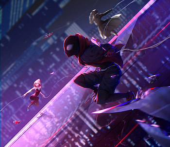 Movie, 2018, animation movie, Miles Morales HD wallpaper