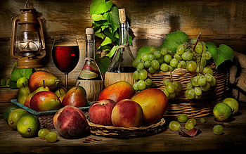 *, Pear, Wine, Peaches, Grapes HD wallpaper