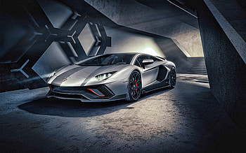 2022, Lamborghini Aventador LP780-4 Ultimae, , supercar, tuning Aventador, special versions of Aventador, gray Aventador, Italian sports cars, Lamborghini HD wallpaper