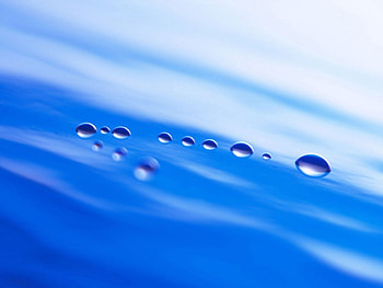 Drops, Macro, Light, Surface, Light Coloured HD wallpaper