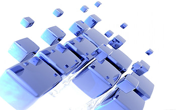 Bright, 3D, Smooth, Surface, Flight, Cube HD wallpaper