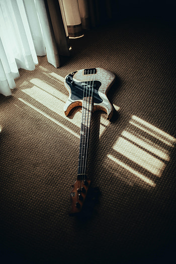 Music, Shadow, Guitar, Musical Instrument, Bas-Guitar, Bass HD phone wallpaper