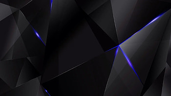 Black Blue Shards , Blue Black HD wallpaper