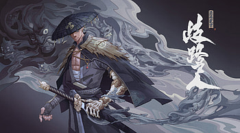 Wraithblade Ronin — Fantasy Samurai, fantasy, samurai HD wallpaper