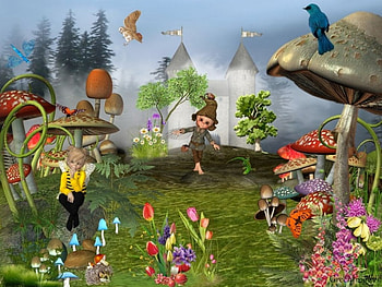 FANTASY LAND, CREATION, FANTASY, ABSTRACT HD wallpaper