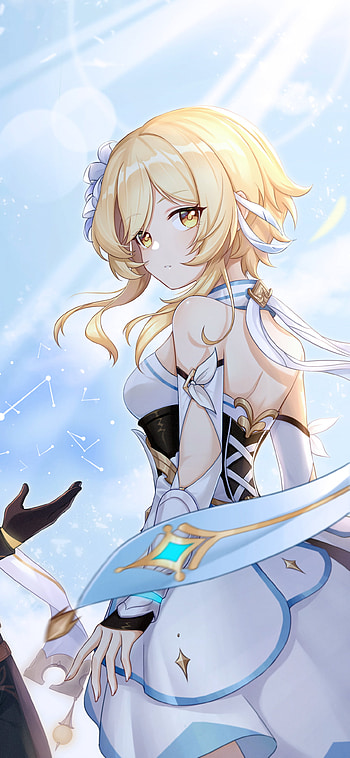 Lumine Radiance: Genshin Impact Stunning , Lumine (Genshin Impact), video game, Genshin Impact HD phone wallpaper
