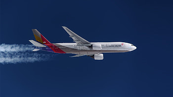Asiana Airlines, Boeing 777, , Background HD wallpaper