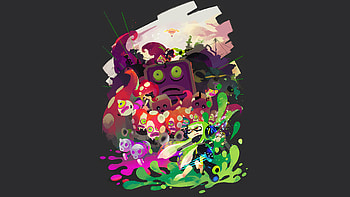 Splatoon Vibrant Ink Battle, Splatoon HD wallpaper