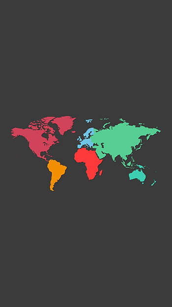 Map , World , Android home screen HD phone wallpaper