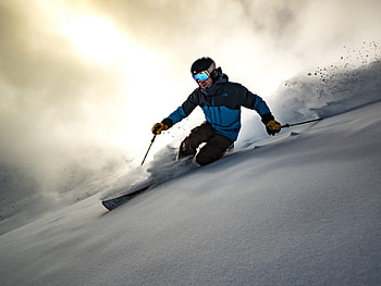 Telemark lessons, kronplatz, dolomiti, snow HD wallpaper