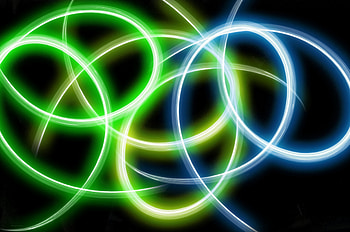 Abstract, Circles, Lines, Luminous HD wallpaper