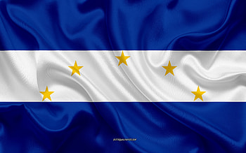 Flag of Vallegrande, , silk texture, Vallegrande, Bolivian city, Vallegrande flag, Bolivia HD wallpaper