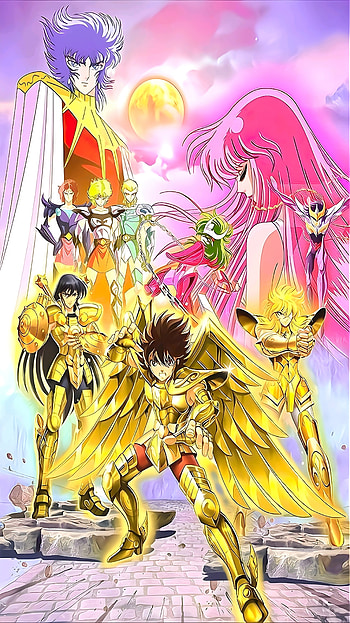 Saint seiya, art, organism HD phone wallpaper