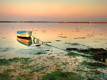 Landscape, Rivers, Boats HD wallpaper