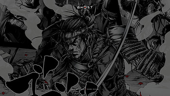 Ghost of Tsushima Manga Style, manga, video game, Ghost of Tsushima HD wallpaper