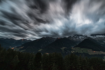 Nature, Mountains, Clouds, Alps HD wallpaper
