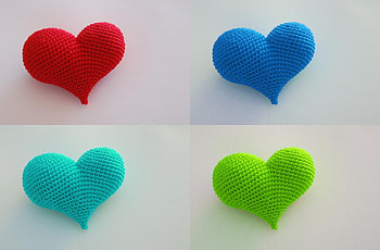 Hearts, abstract HD wallpaper