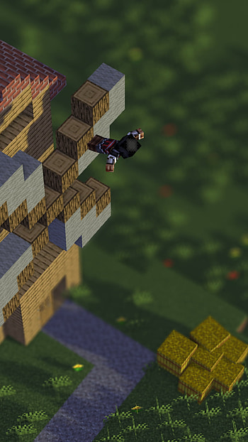 Assassin's in Minecraft, assassin, Assassin's Creed, video game, Minecraft HD phone wallpaper