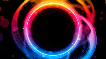 Colorful Rings, colorful, abstract, rings HD wallpaper
