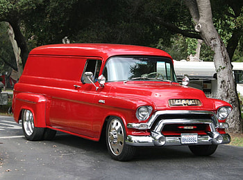 GMC Paneltruck, gmc, panel, car, truck HD wallpaper