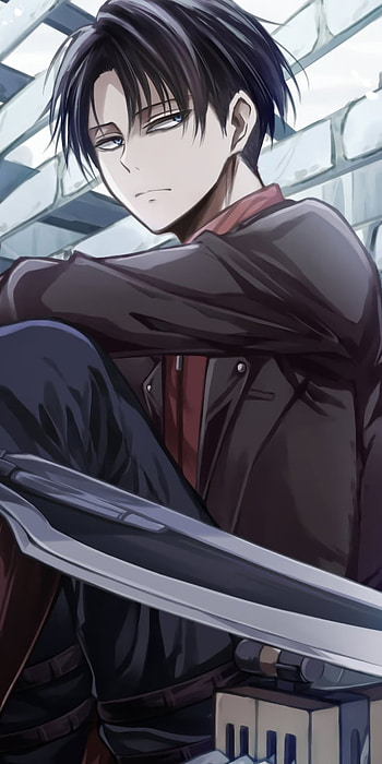 Levi Ackerman — Black-Haired AoT , black hair, Levi Ackerman, Anime, Attack on Titan HD phone wallpaper
