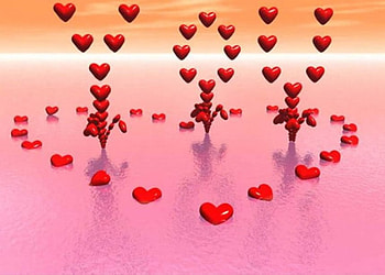Love you hearts, hearts, pink, design, love HD wallpaper