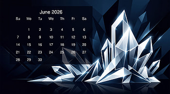 June 2026 Calendar HD wallpaper
