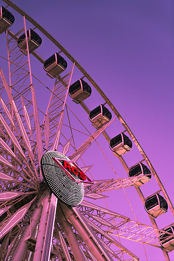 Miscellanea, Miscellaneous, Construction, Design, Ferris Wheel, Attraction HD phone wallpaper