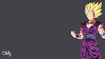 Gohan SSJ2 Minimalist by elbillyy Gohan SSJ2 Minimalist by elbillyy HD wallpaper